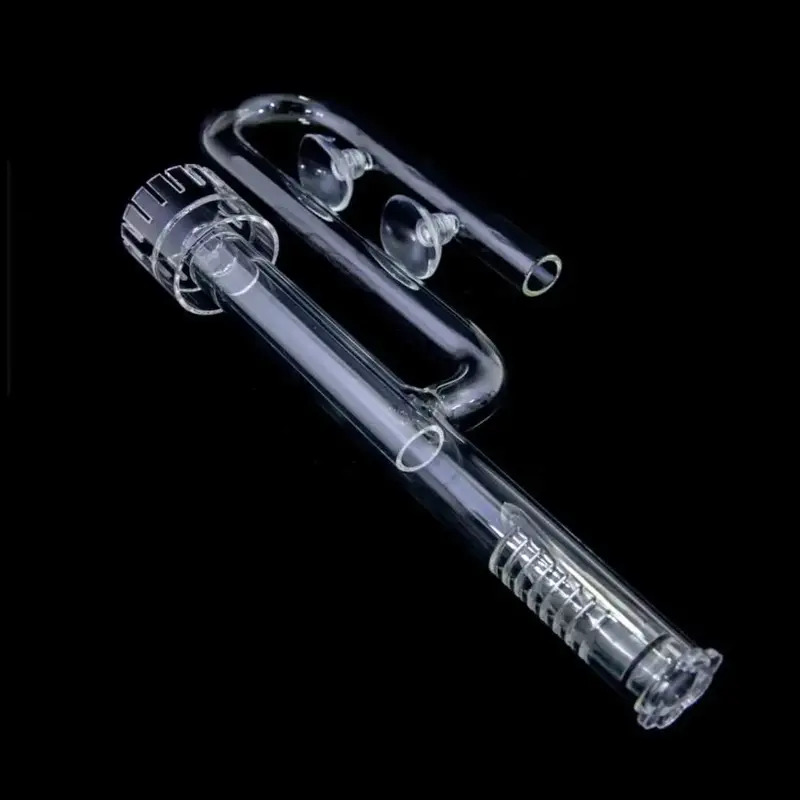 17mm Glass Inflow Outflow lily Pipe