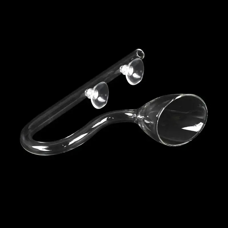 17mm Glass Inflow Outflow lily Pipe