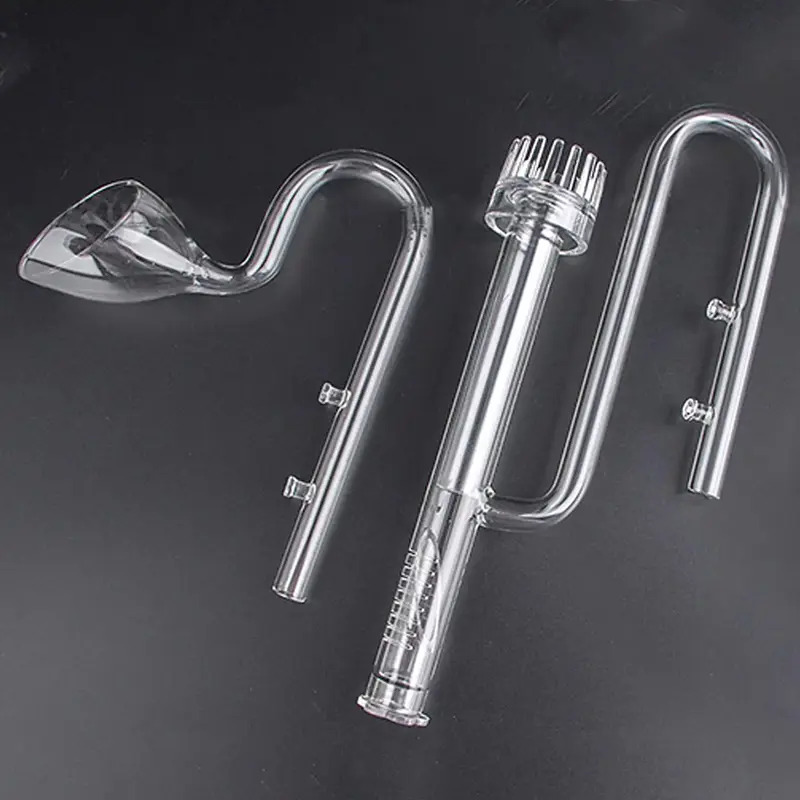 13mm Glass Inflow Outflow lily Pipe